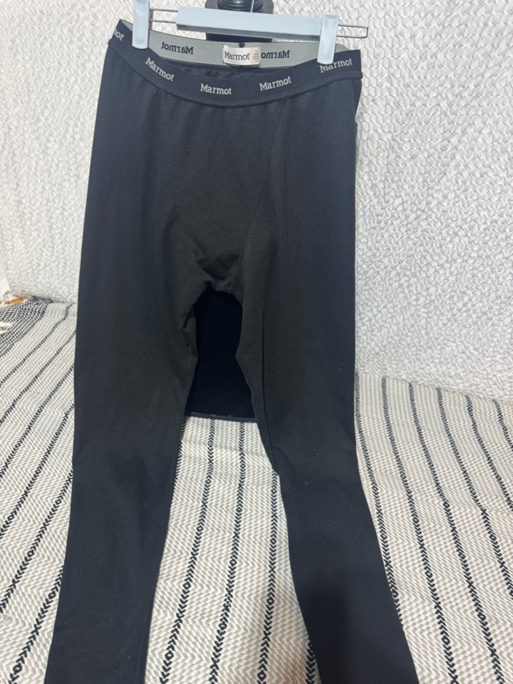 Marmot Black Thermal Base Layer Leggings